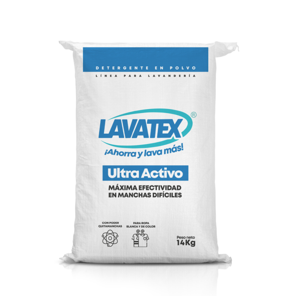 Detergente Polvo Ultra Activo 14KG